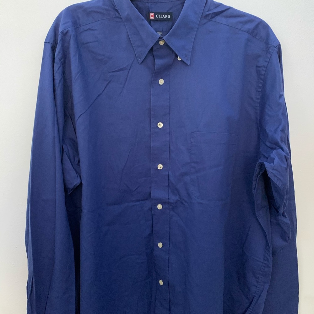 2 Chaps solid color button down